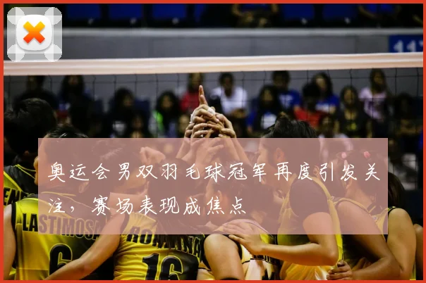 奥运会男双羽毛球冠军再度引发关注,赛场表现成焦点